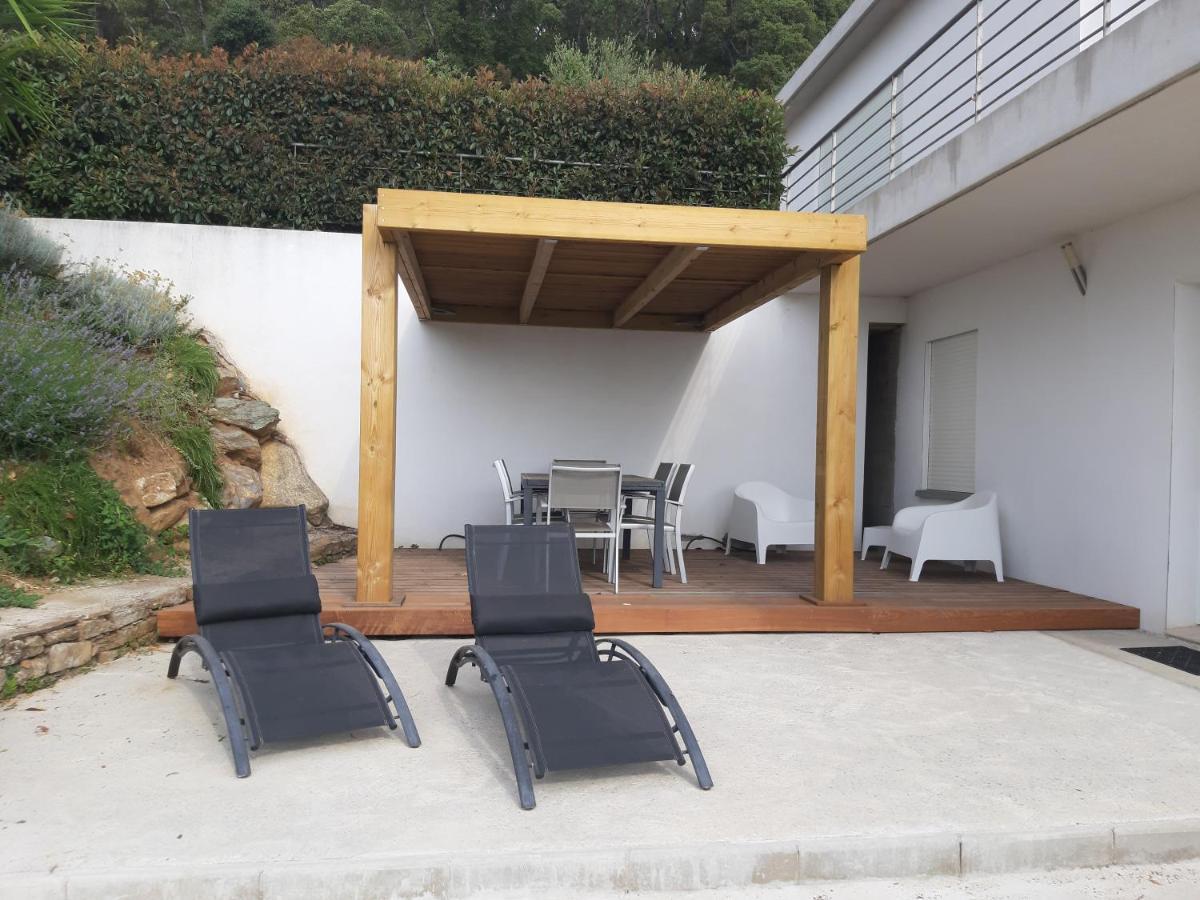 T2 Calme Avec Vue Mer Et Borne De Recharge Sur Demande Bastia  Eksteriør bilde